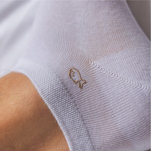 Socquettes unies blanc