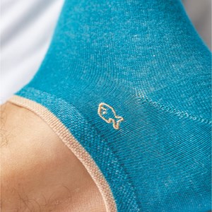 Socquettes unies opale