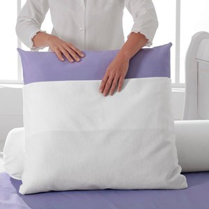 Protège oreiller sans ourlet 65x65