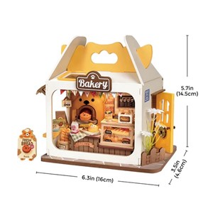 Maison miniature teddy s breadbox