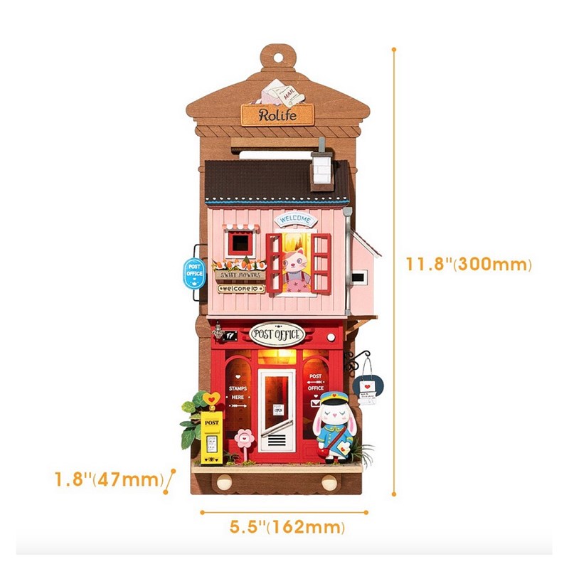 Maison murale love post office