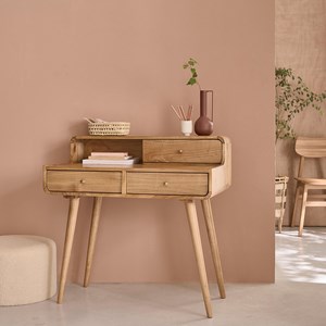 Bureau en mindi massif 90 cm