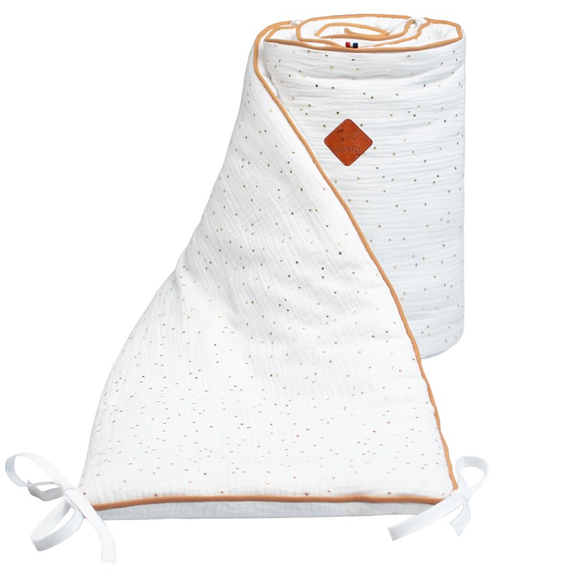 Tour de lit universel gaze coton jeanne