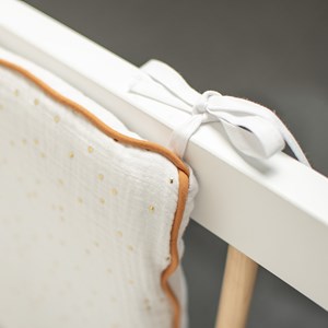 Tour de lit universel gaze coton jeanne