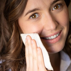 Lot de 2 pads démaquillants en soie