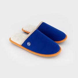 Chaussons velours bleu électrique t38-39