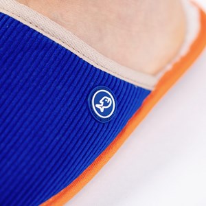 Chaussons velours bleu électrique t38-39