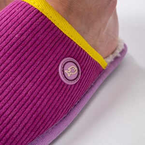 Chaussons en velours rose t36-37