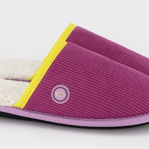 Chaussons en velours rose t38-39