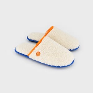 Chaussons en sherpa orange t40-41