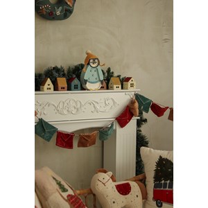 Lampe veilleuse pingouin bleu