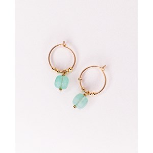 Créoles fango or - vert