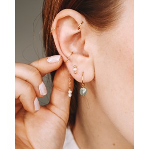 Créoles fango or - vert