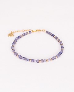 Bracelet ource or - bleu