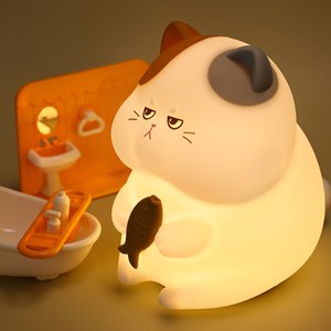 Lampe veilleuse chambre enfant - chat