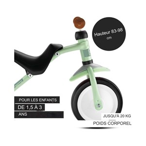 Draisienne pukymoto pastel-vert