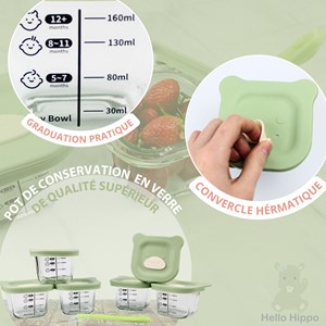 Petits pot bébé diversification