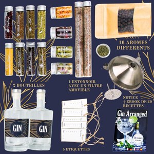 Kit aromatisation gin maison