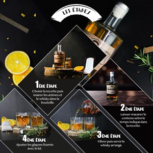 Kit aromatisation whisky (sans alcool)