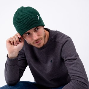 Bonnet en laine d'agneau vert anglais