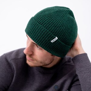 Bonnet en laine d'agneau vert anglais