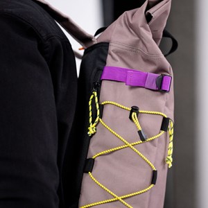 Sac à dos rolltop taupe