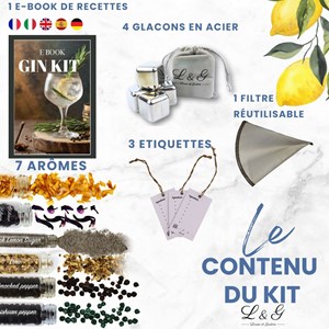 Kit découverte aromatisation gin