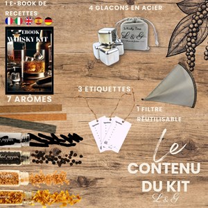 Kit découverte aromatisation whisky
