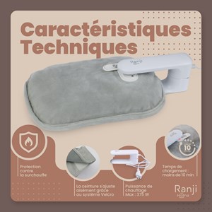 Bouillote électrique avec ceinture