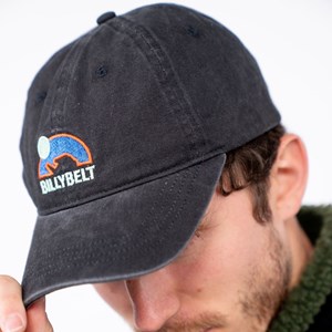 Casquette en coton anthracite