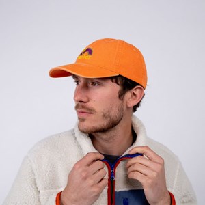 Casquette en coton orange