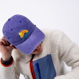 Casquette en coton violet