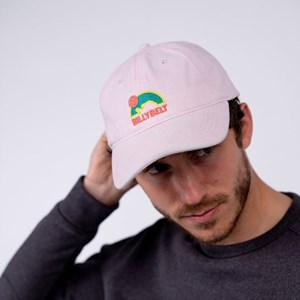 Casquette en coton vieux rose