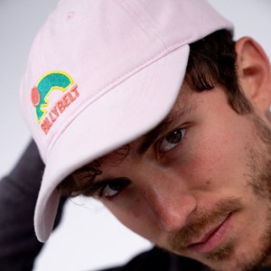 Casquette en coton vieux rose