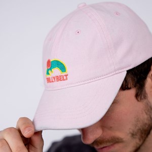 Casquette en coton vieux rose