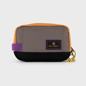 Trousse de toilette orange taupe