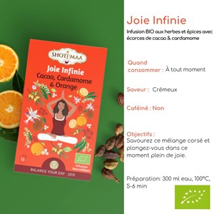 Thé & tisane bio - joie infinie