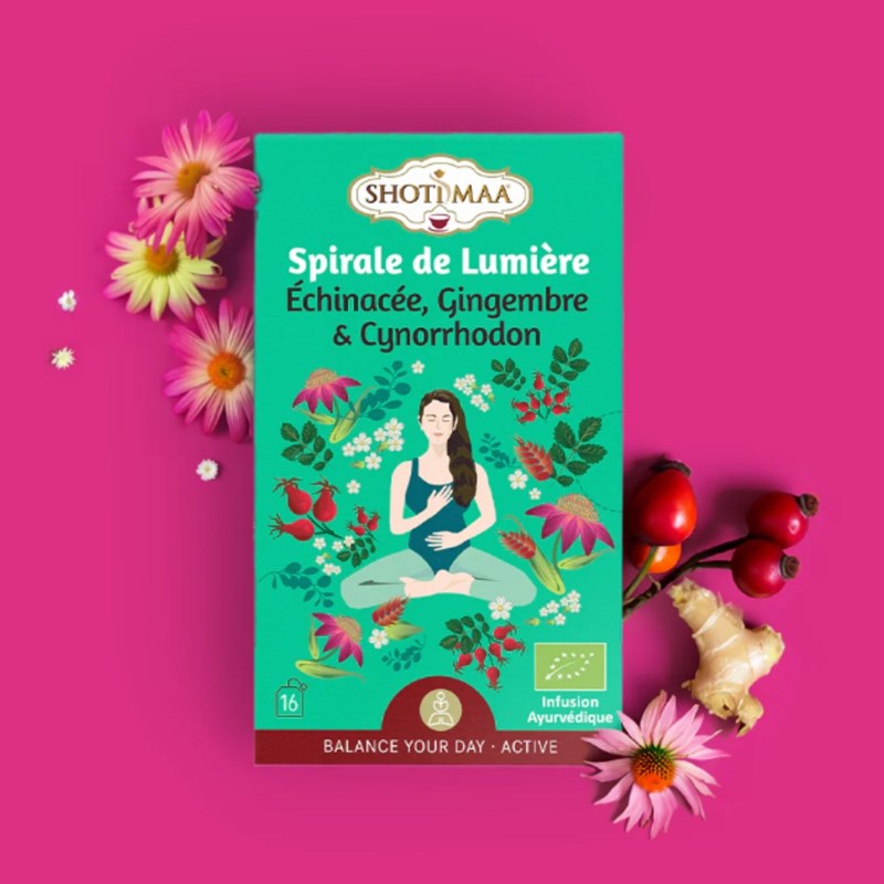 Thé & tisane bio - spirale de lumière