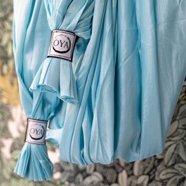 Kit yoga aérien étriers 5m bleu nuage