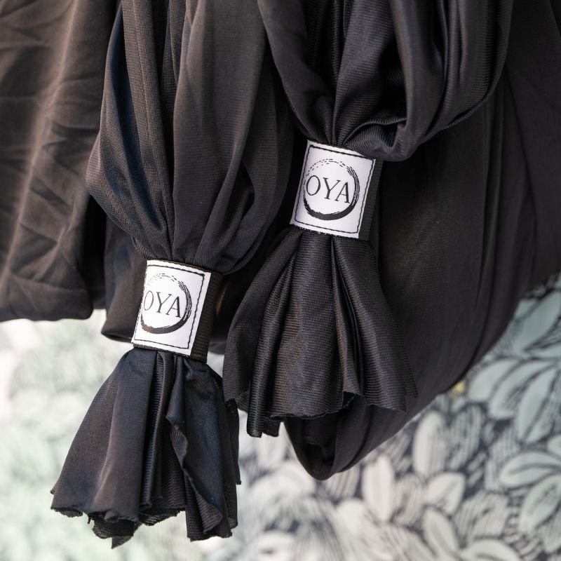 Kit yoga aérien étriers 5m noir