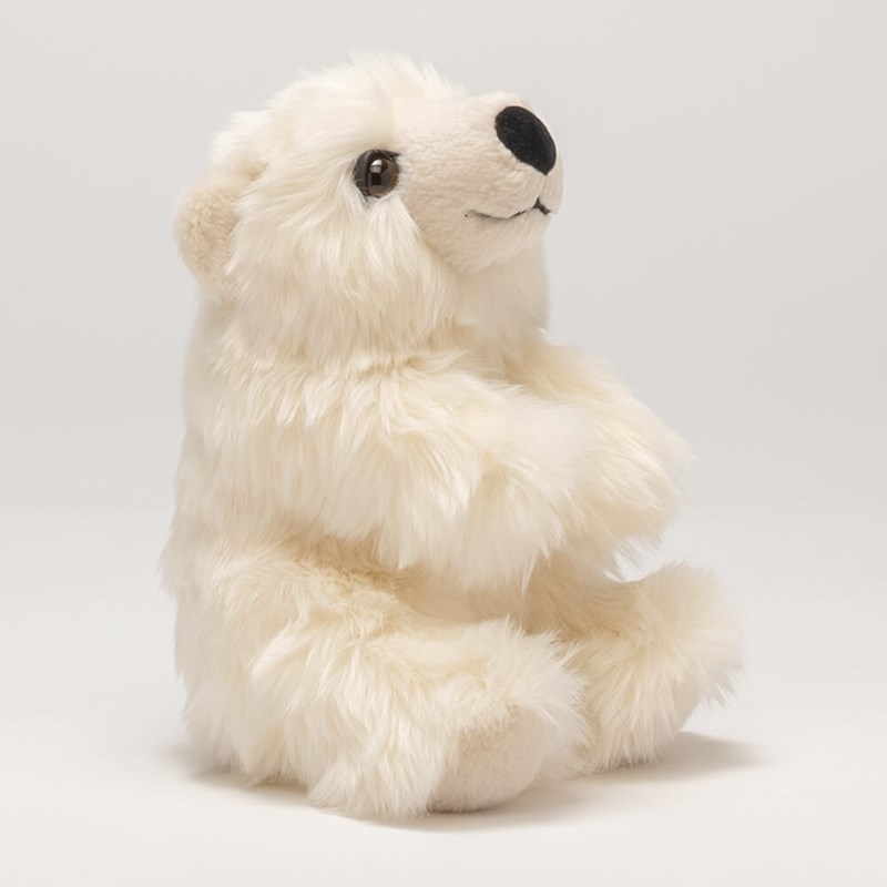 Peluche ours jules debout crème 20 cm