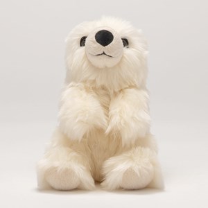 Peluche ours jules debout crème 20 cm
