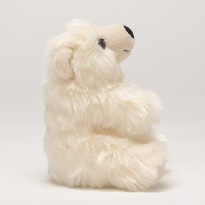Peluche ours jules debout crème 20 cm