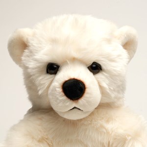 Peluche ours jules debout crème 50 cm