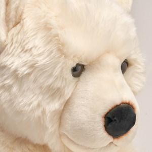 Peluche ours jules debout crème 70 cm