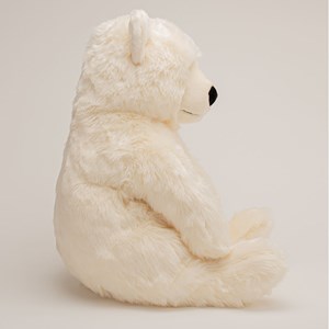 Peluche ours jules debout crème 70 cm