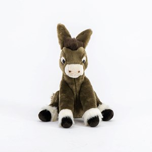 Peluche ane gaston assis 35 cm