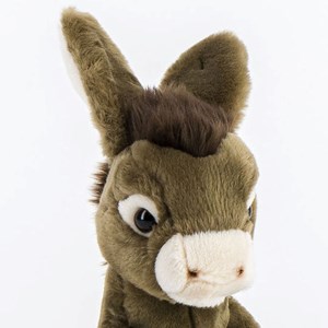 Peluche ane gaston assis 35 cm