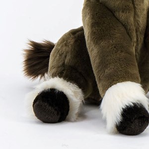 Peluche ane gaston assis 35 cm