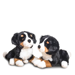 Peluche chien ferdinand assis 28 cm